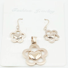 Fashion Flower Charm Pendant Set Jewelry for Gift